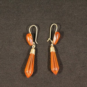 Vintage amber earrings